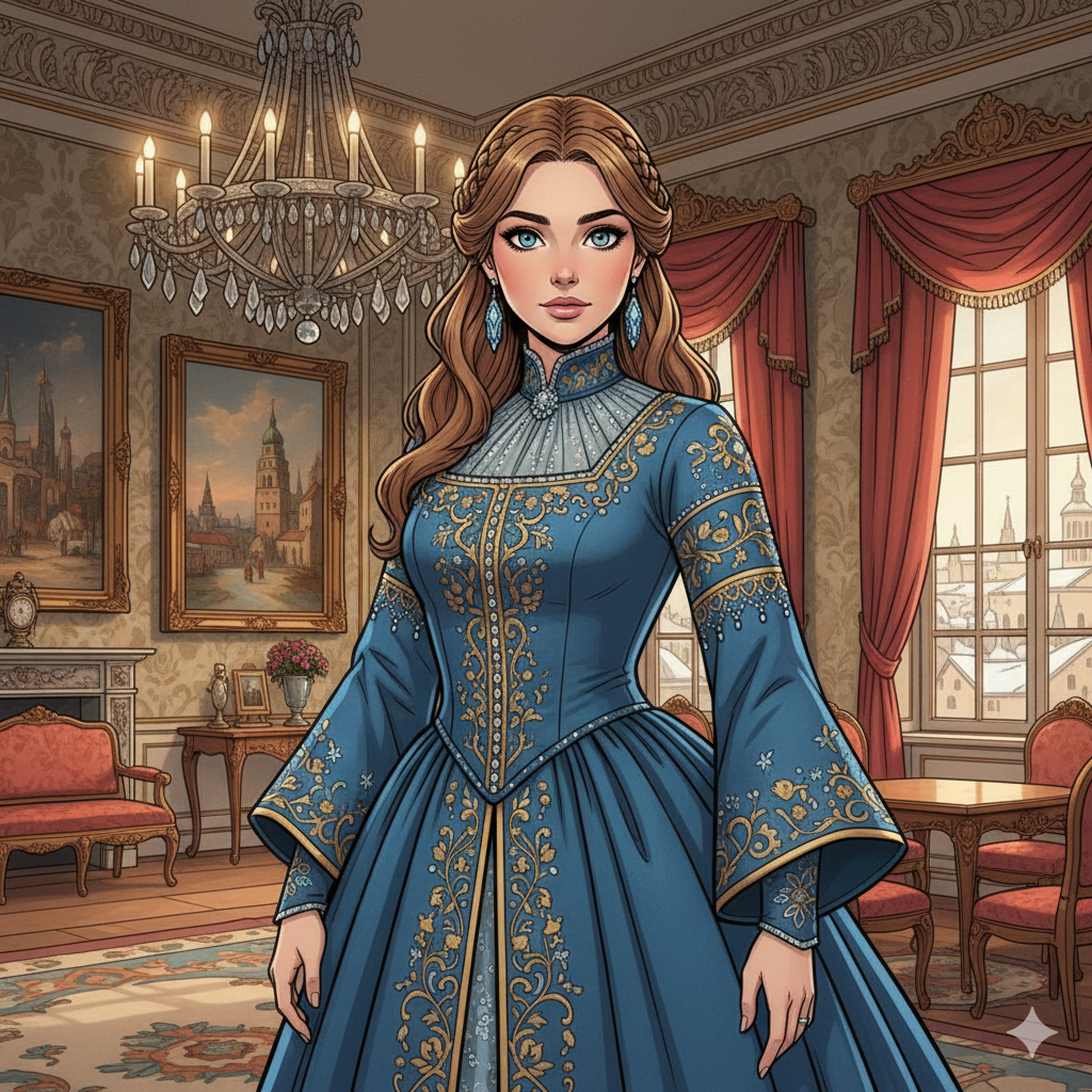 Ilustración del interior de la TARDIS